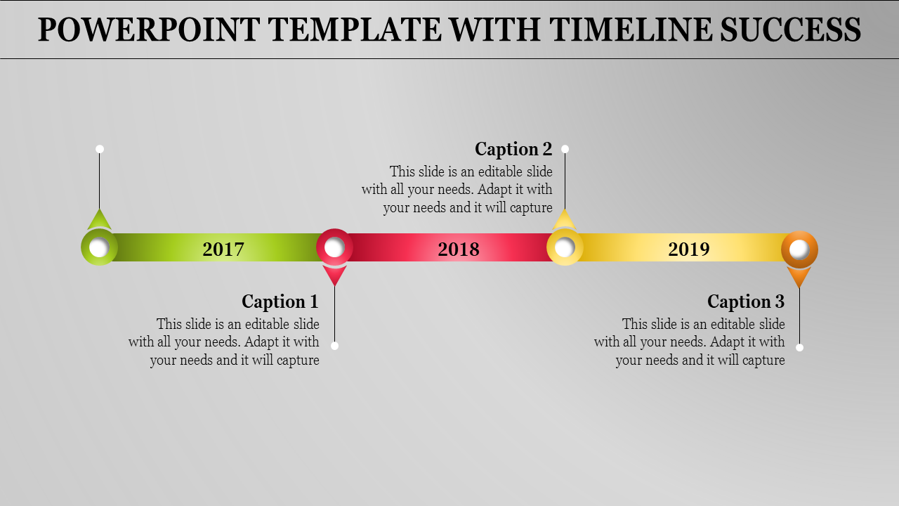 Free - Simple PPT Template With Timeline and Google Slides  Design